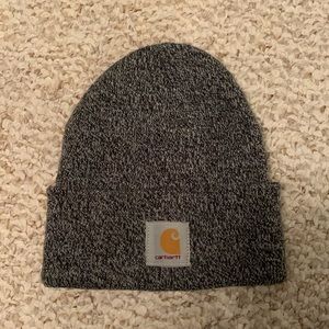 Carhartt Knit Cuffed Beanie, Black/White